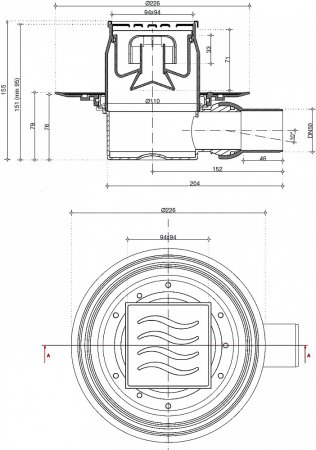 Душевой уголок Cezares Eco O P 1 90 C Br 
