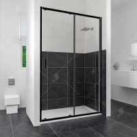Душевая дверь в нишу RGW Classic CL-14B 140х185 профиль черный