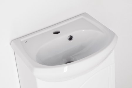 Тумба под раковину Style Line Эко Волна 2 Уют 45 Белый глянец 