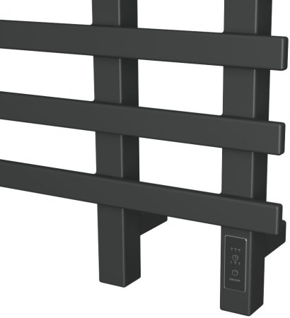 Полотенцесушитель электрический (лесенка) Bauedge Wind DB-0058, 50x80 см 