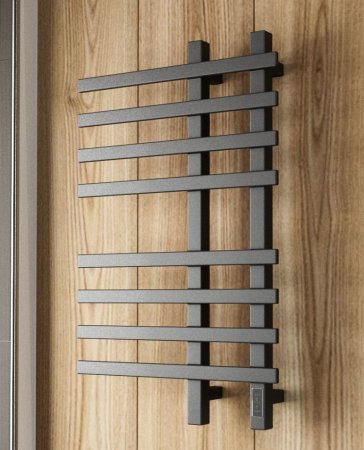 Полотенцесушитель электрический (лесенка) Bauedge Wind DB-0058, 50x80 см 