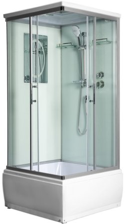 Душевая кабина WeltWasser WW500 Aller 902 90x90 10000003255 профиль Хром стекло прозрачное 