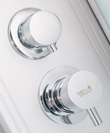 Душевая кабина WeltWasser WW500 Aller 902 90x90 10000003255 профиль Хром стекло прозрачное 