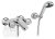 Смеситель Migliore Axo Swarovski ML.AXO-602F Cr для ванны с душем 