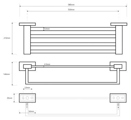 Полка Bemeta Plaza 118104122 