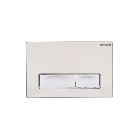 Кнопка смыва Creavit GP4004.00 металлик 