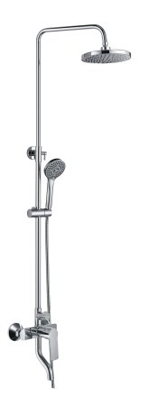 Смеситель с душевой стойкой HAIBA HB2414 хром 