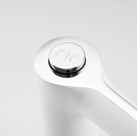 Смеситель на борт ванны Gappo G03-8 G1103-8 Белый Хром 