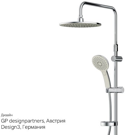 Душевая система AM.PM Inspire 2.0 F0750A100 Хром 
