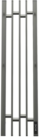 Полотенцесушитель электрический APEXTERMO Delta DL10183GF 800x180 с крючками, графит металлик 