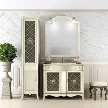 Шкаф пенал Opadiris Виктория 40 L Z0000012697 Слоновая кость 