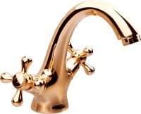 Смеситель для раковины Kaiser Carlson Style 44311-3 Золото