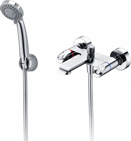 Смеситель WasserKRAFT Lossa 1201 для ванны с душем 