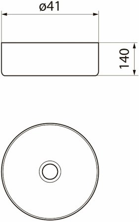 Раковина-чаша Point Виктория 41 PN43063 Белая 