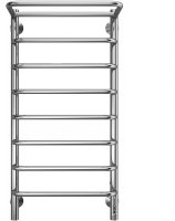 Электрический полотенцесушитель Terminus Полка П8 400х850 4670078531445 с полкой Хром