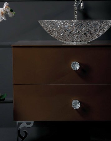 Столешница под раковину Boheme Armadi Art NeoArt 100 853-100-DB Dark Brown 