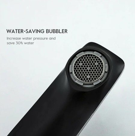 Смеситель для раковины Frap H57 F1057-2 Черный матовый Хром 