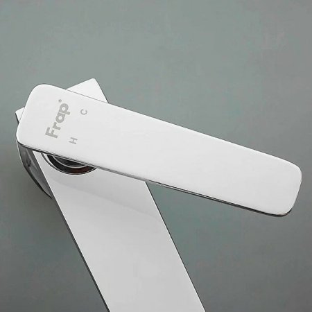 Смеситель для раковины Frap H58 F1058 Белый Хром 