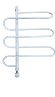 Полотенцесушитель водяной Маргроид Вид 15 A  800х600 мм. Белый
