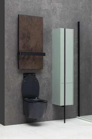 Унитаз Allen Brau Fantasy 4.11004.31 подвесной Черный матовый без сиденья 