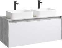 Корпус тумбы под раковину Aqwella 5 Stars Mobi 120 MOB0112BS подвесной Бетон светлый Корпус тумбы под раковину Aqwella 5 Stars Mobi 120 MOB0112BS подвесной Бетон светлый