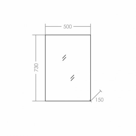 Зеркало-шкаф СаНта Стандарт 50 