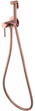 Гигиенический душ со смесителем Abber Wasser Kreis AF8125RG Розовое золото 