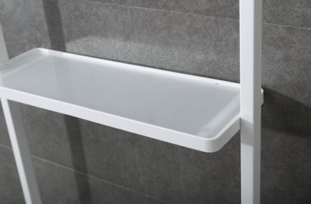 Электрический полотенцесушитель Black&White Universe N-337W 40х101 337WN с полкой Белый матовый 