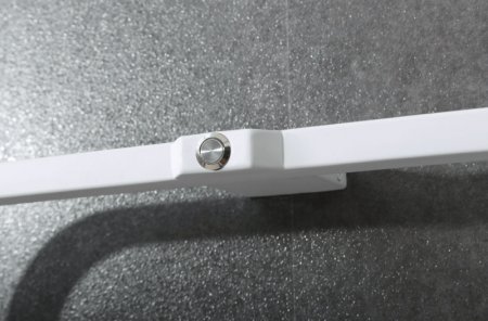 Электрический полотенцесушитель Black&White Universe N-337W 40х101 337WN с полкой Белый матовый 