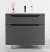 Тумба напольная "Марелла 90" (2 ящ.) Люкс антискрейтч серый, PLUS 