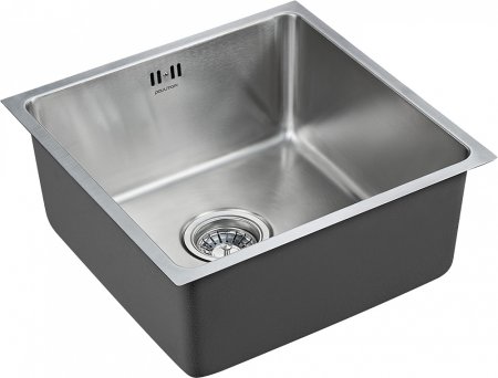 Мойка кухонная Paulmark Lassan PM304444-BS брашированная нержавеющая сталь 