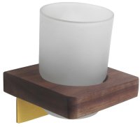 Держатель для стакана Bronze de Luxe Forest 10704G Орех Золото матовое