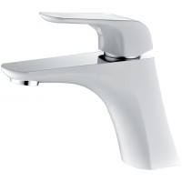 Смеситель для раковины Landberg LB-13201-D120 CR-W Хром/Белый