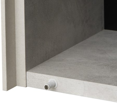 Подвесной шкаф Aquaton Сохо 35 1A258403AJ9A0 Слэйт Галька серая 