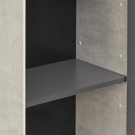 Подвесной шкаф Aquaton Сохо 35 1A258403AJ9A0 Слэйт Галька серая 