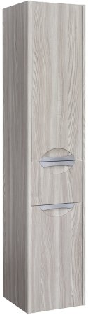 Шкаф пенал Aquaton Сильва 32 R 1A215603SIW6R подвесной с бельевой корзиной Дуб фьорд 