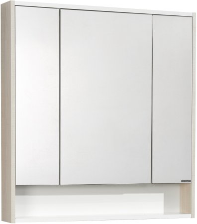 Зеркальный шкаф Aquaton Рико 80 1A215302RIB90 Белый Ясень фабрик 