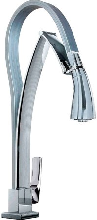 Смеситель для кухни Paini Hybrid HKPA557TK Сталь Серый 
