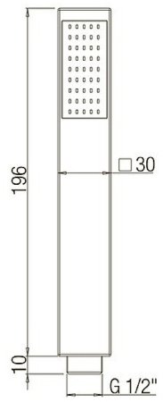 Ручной душ Paini Dax 82CR155 Хром 
