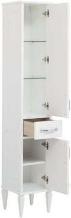 Шкаф-пенал для ванной Aquanet Денвер 36 R белый 