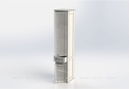 Шкаф-пенал для ванной Aquanet Денвер 36 R белый 