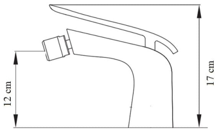 Смеситель для биде REA Leila REA-B1401 хром 