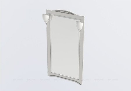 Зеркало Aquanet Луис 65 белый 