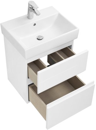 Тумба под раковину Roca Oleta 50 A857638806 подвесная Белый глянец 