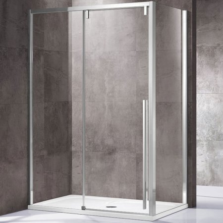 Душевой уголок Vincea Lugano 120х90 VSR-1L9012CL-1 профиль Хром стекло прозрачное 