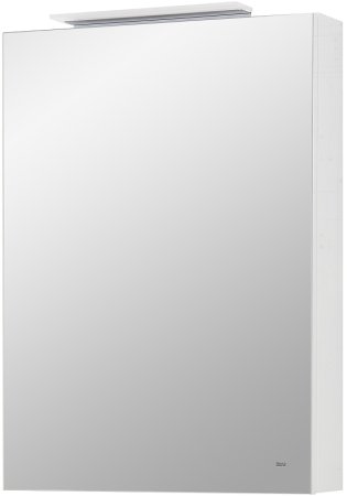 Зеркальный шкаф Roca Oleta 50 L A857643806 с подсветкой Белый глянец 