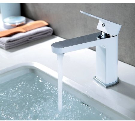 Cмеситель для раковины ViEiR V283511-F Белый/Хром 