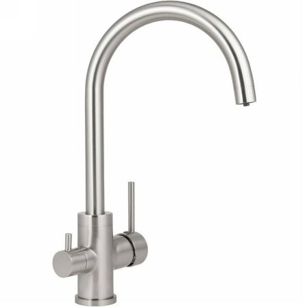 Смеситель для кухни Kaiser Merkur БР26744-5 с фильтром Серебро 