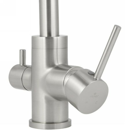 Смеситель для кухни Kaiser Merkur БР26744-5 с фильтром Серебро 