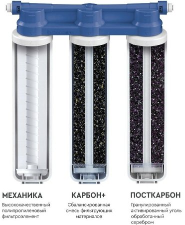 Смеситель для кухни Kaiser Merkur БР26744-5 с фильтром Серебро 